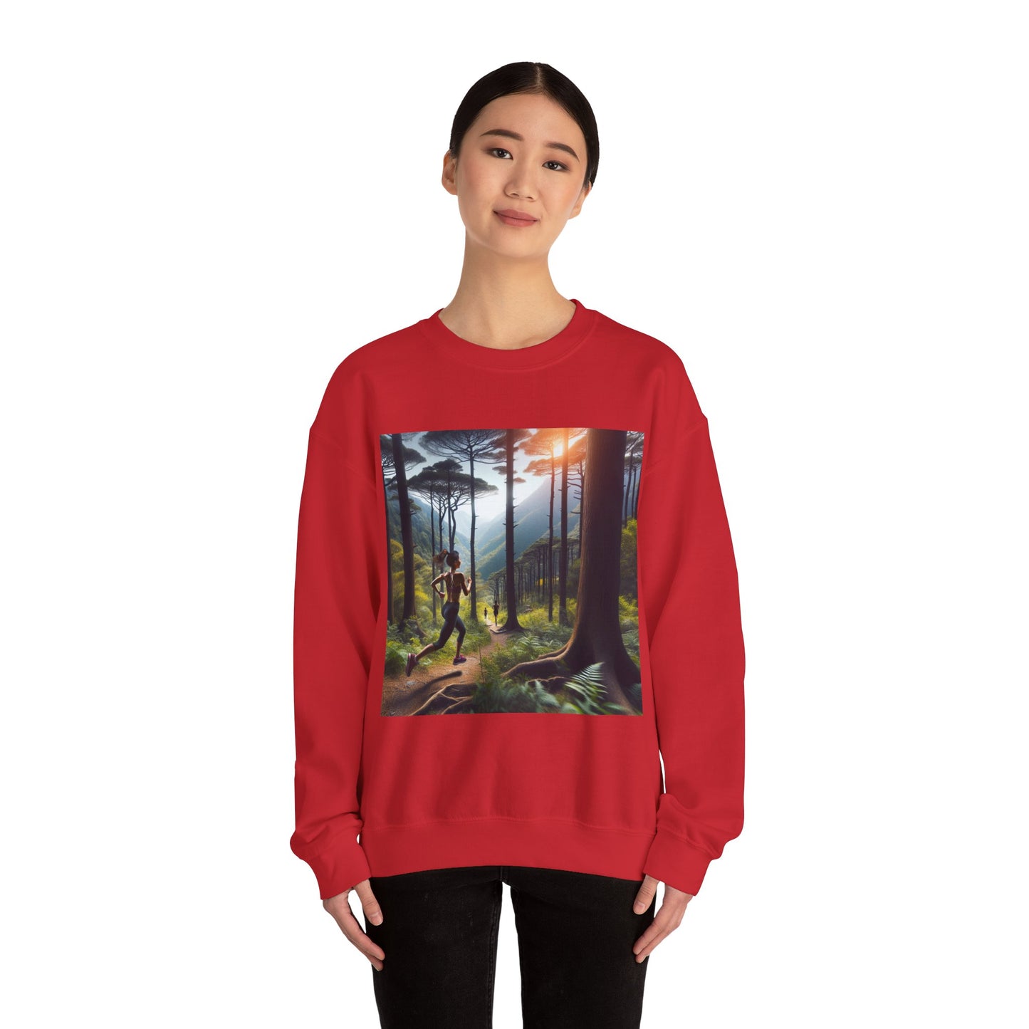Nature-Inspired Unisex Crewneck Sweatshirt