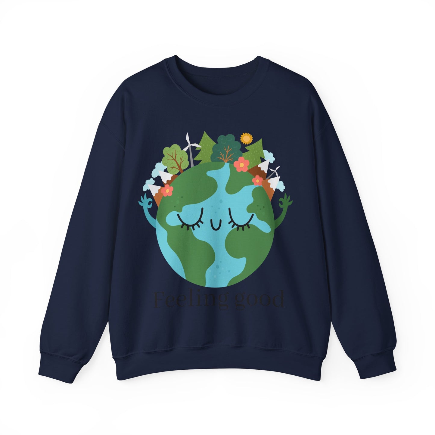 Eco-Friendly Cartoon Crewneck Sweatshirt