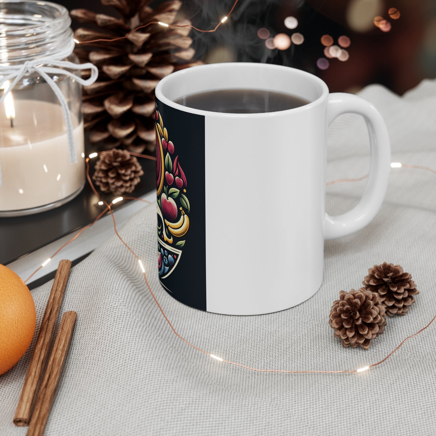 Vibrant Yoga-Inspired Ceramic Coffee Cups |
