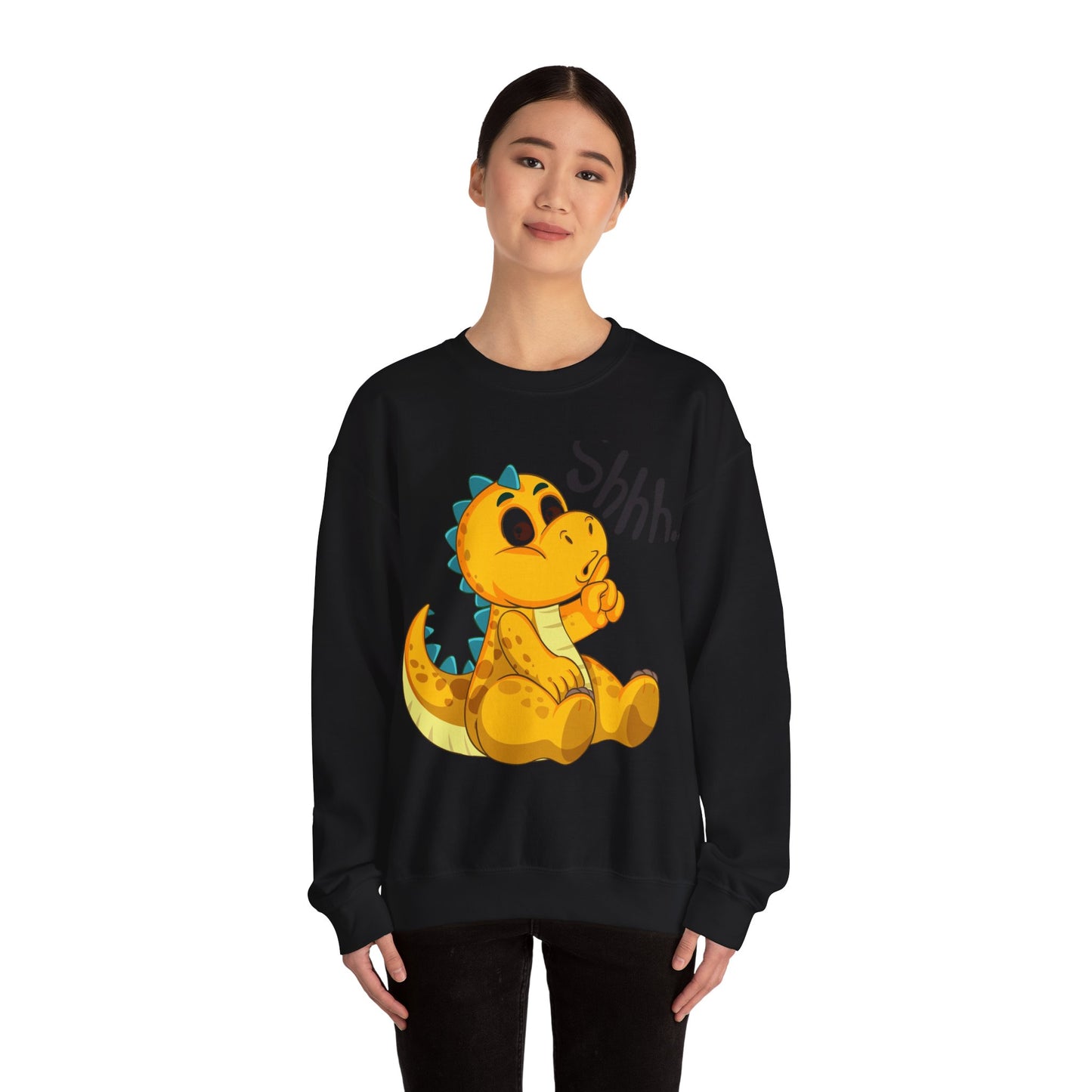 Adorable cartoon Dinosaur Crewneck Sweatshirt
