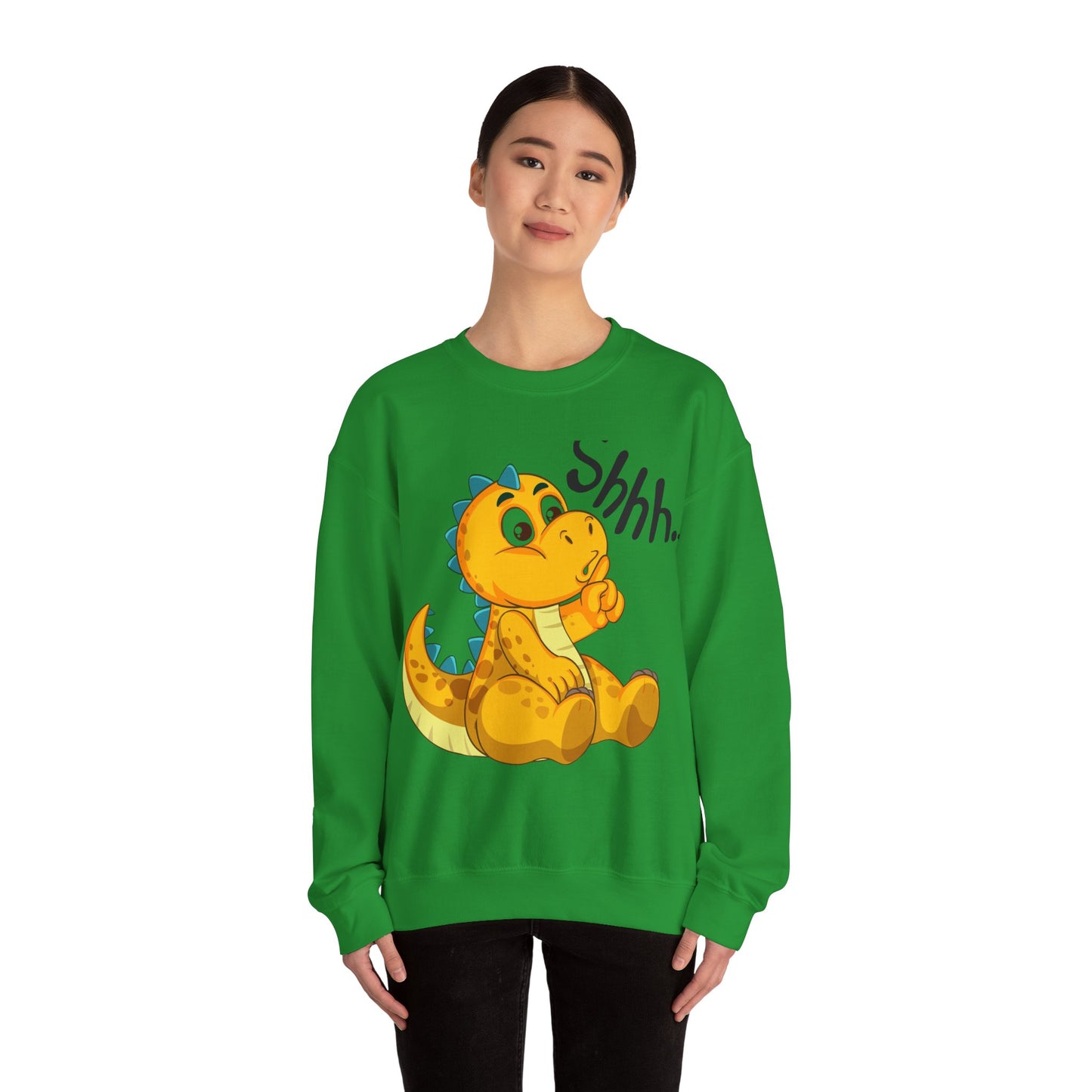 Adorable cartoon Dinosaur Crewneck Sweatshirt