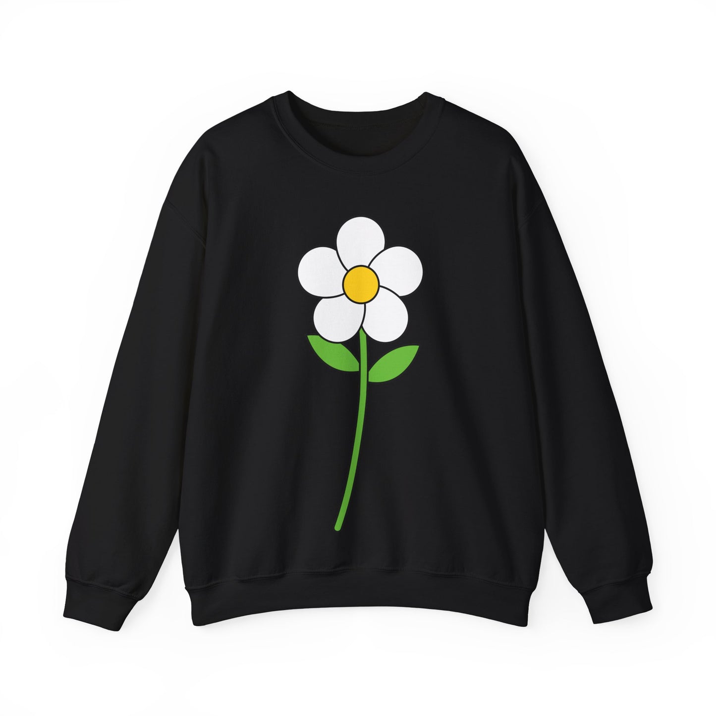Cozy Floral Design Unisex Crewneck Sweatshirt