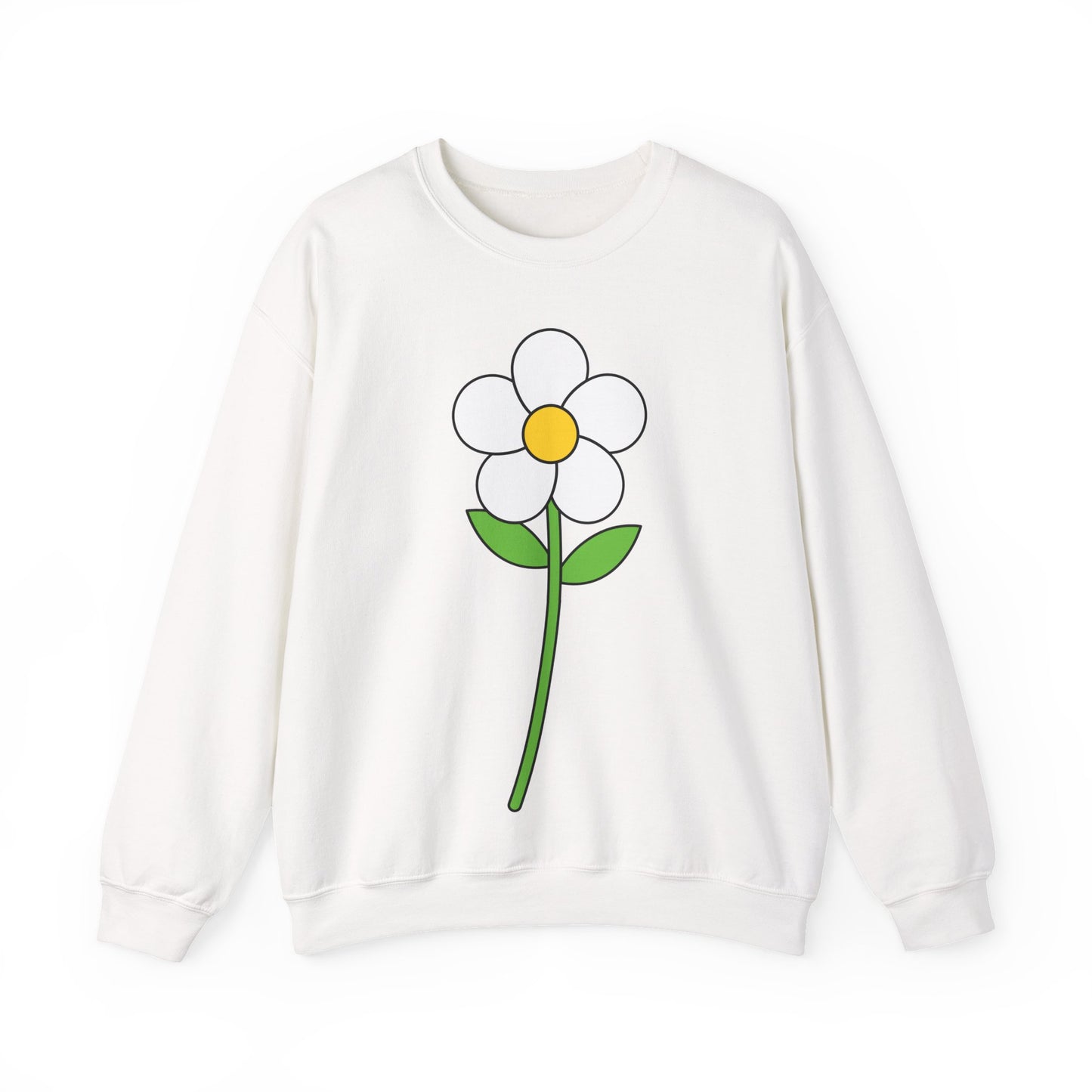 Cozy Floral Design Unisex Crewneck Sweatshirt