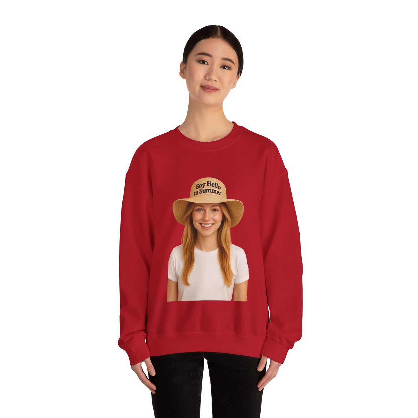 Say Hello to Summer Crewneck Sweatshirt