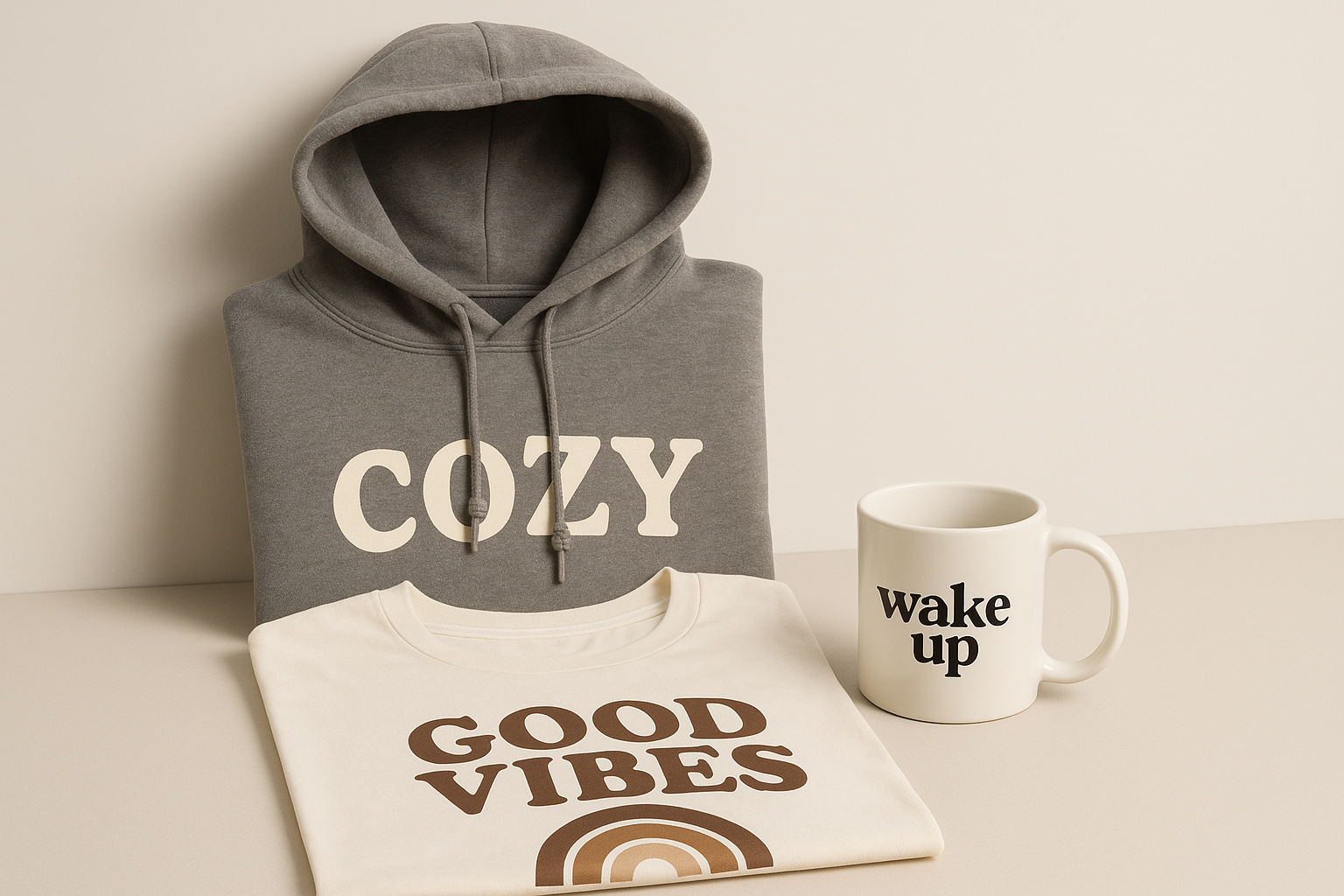 Hoodie tshirt and a Mug