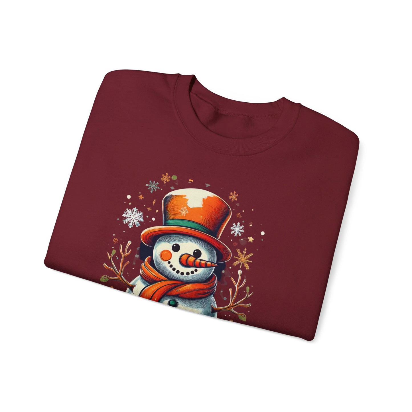 Cozy Snowman Unisex Sweatshirt