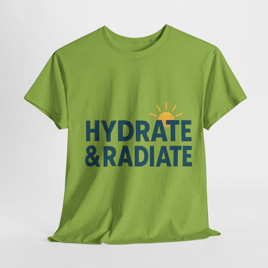 Hydrate & Radiate T-Shirt, Unisex Heavy Cotton