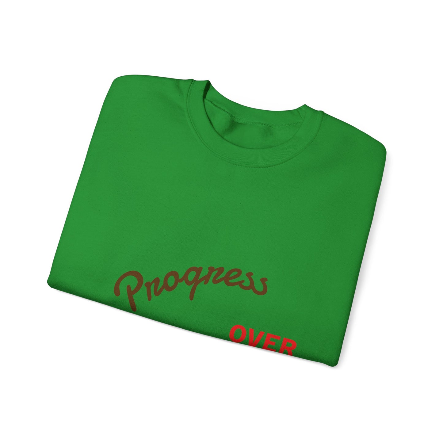 Progress Over Perfection Unisex Crewneck Sweatshirt