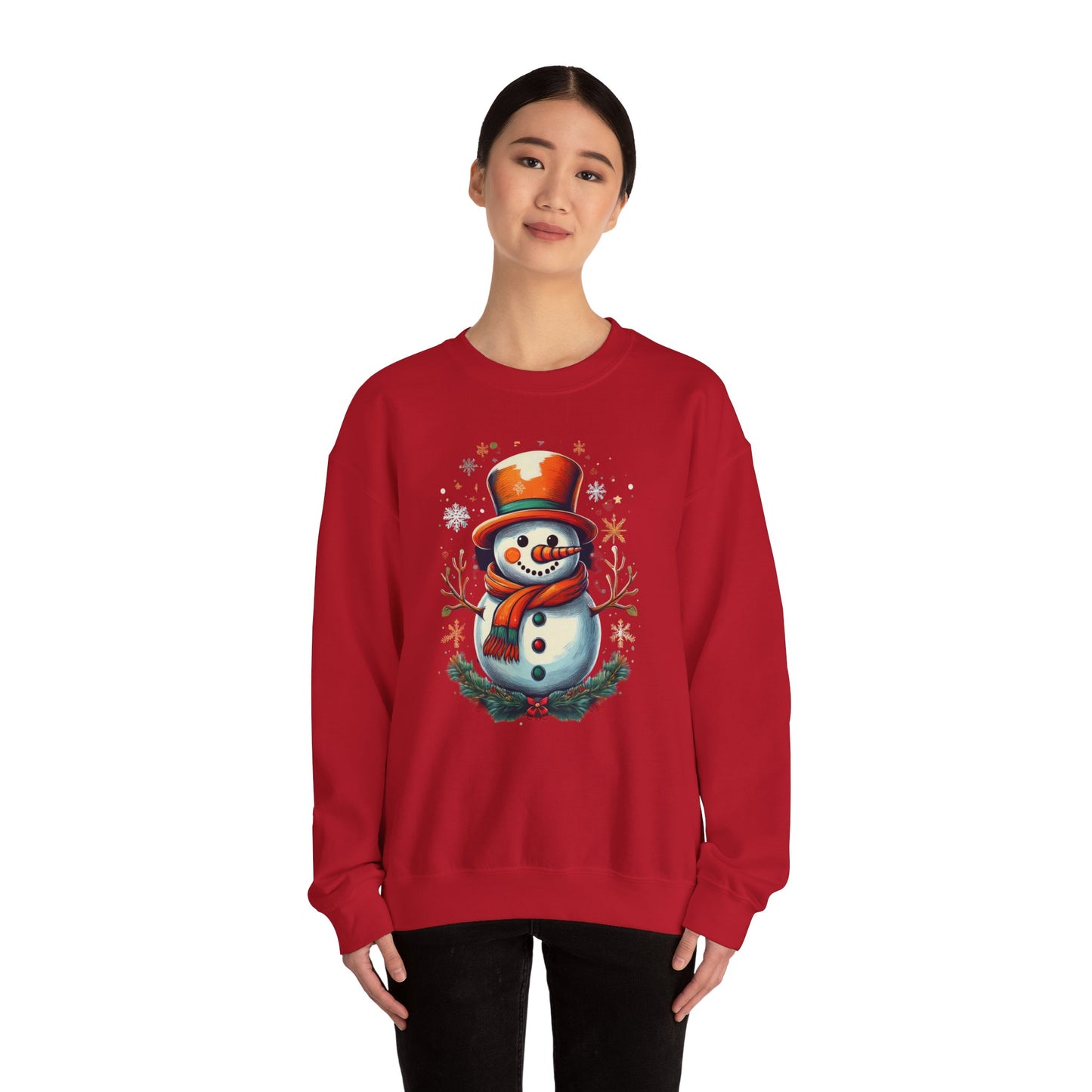 Cozy Snowman Unisex Sweatshirt