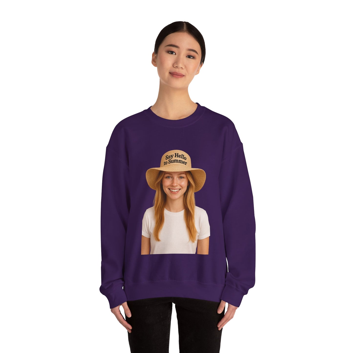 Say Hello to Summer Crewneck Sweatshirt