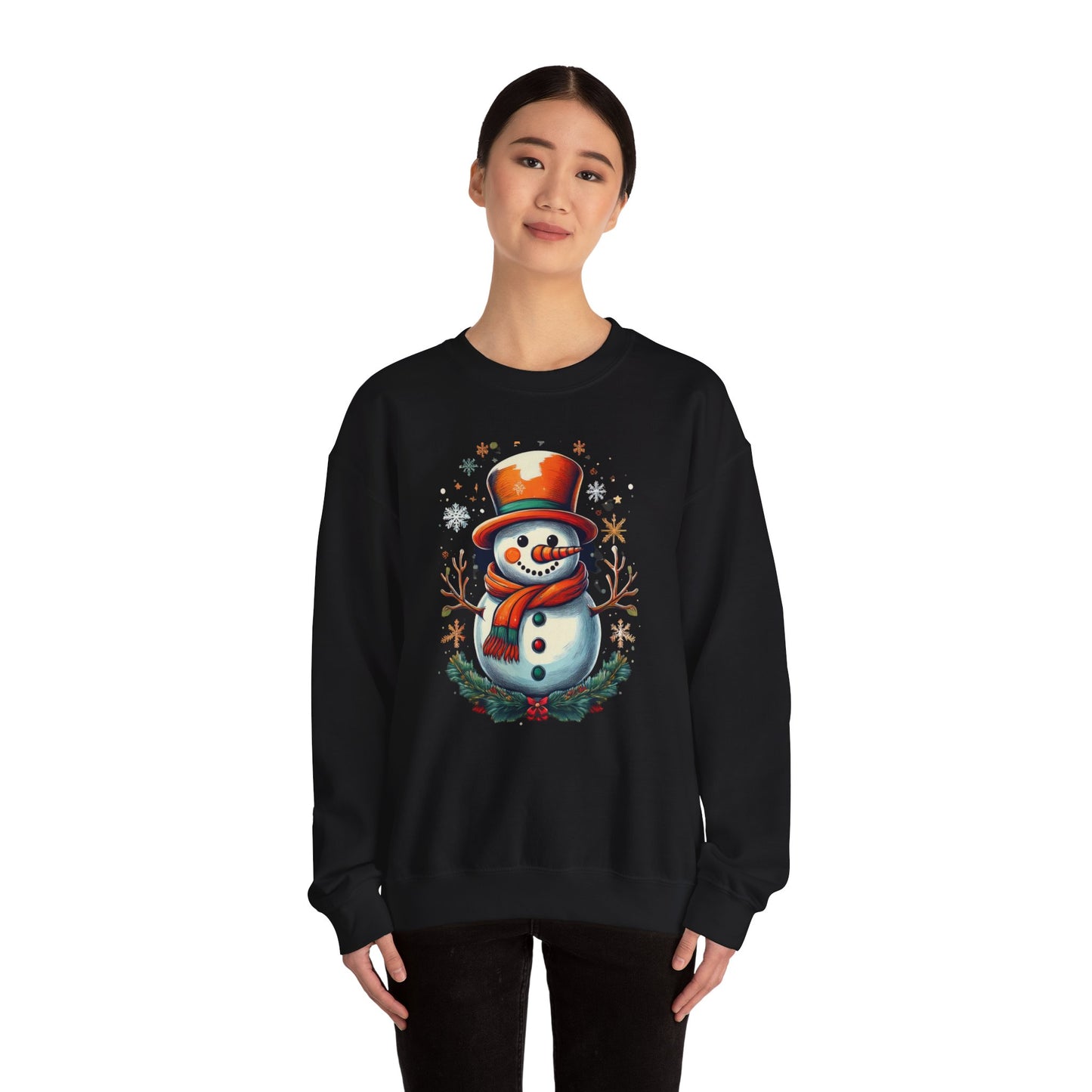 Cozy Snowman Unisex Sweatshirt