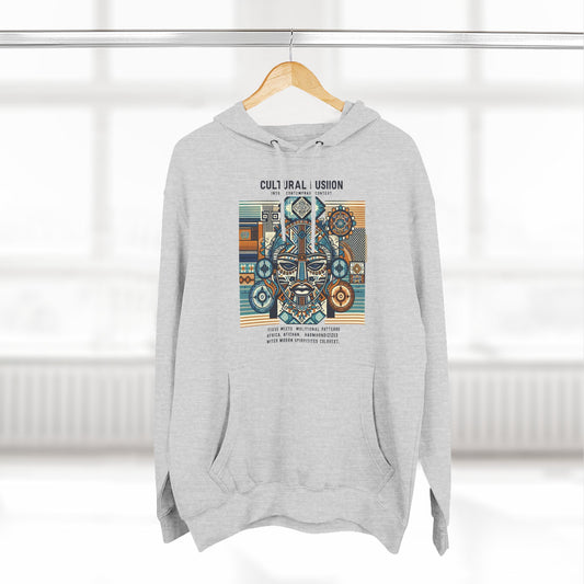 Cultural Fusion Three-Panel Fleece Hoodie