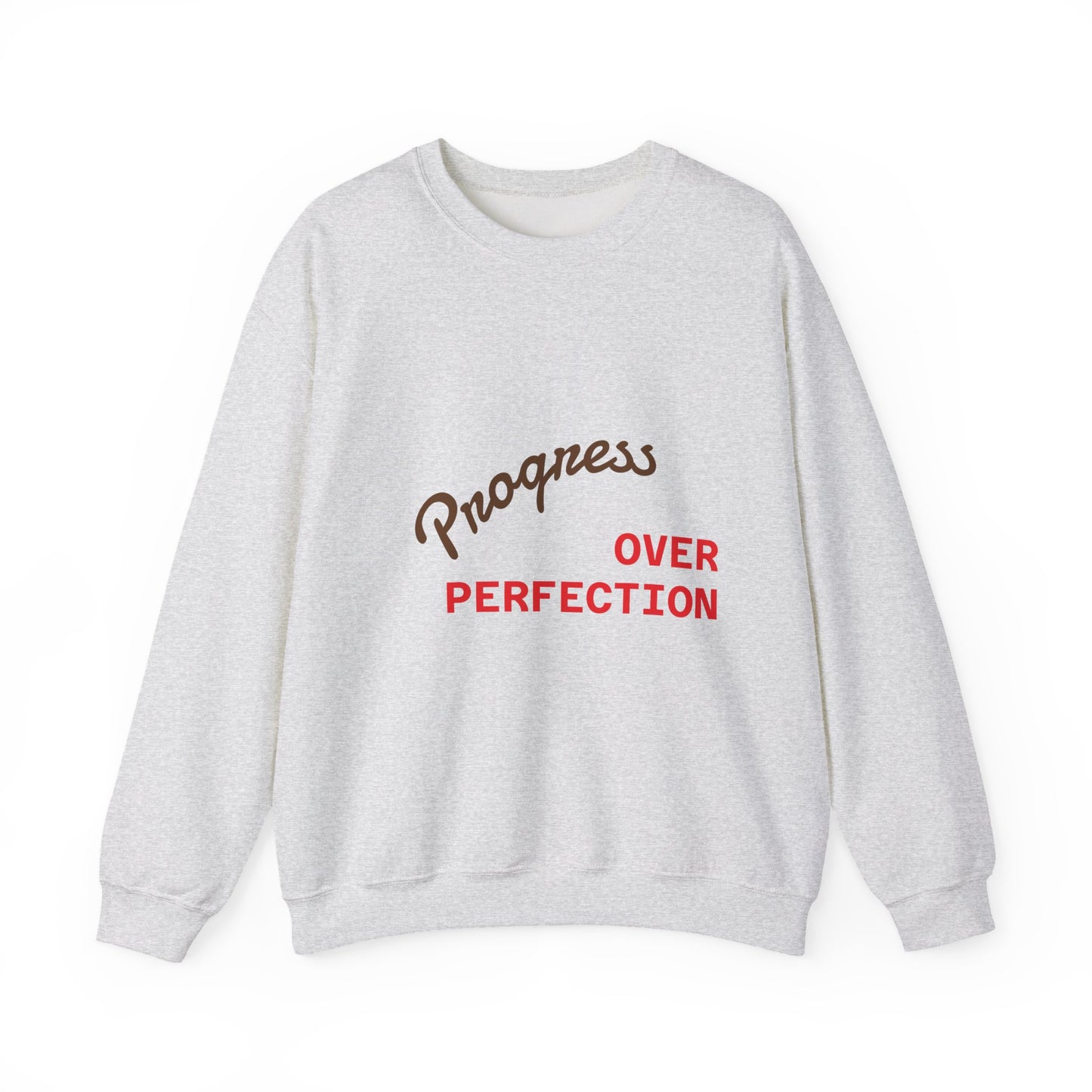 Progress Over Perfection Unisex Crewneck Sweatshirt