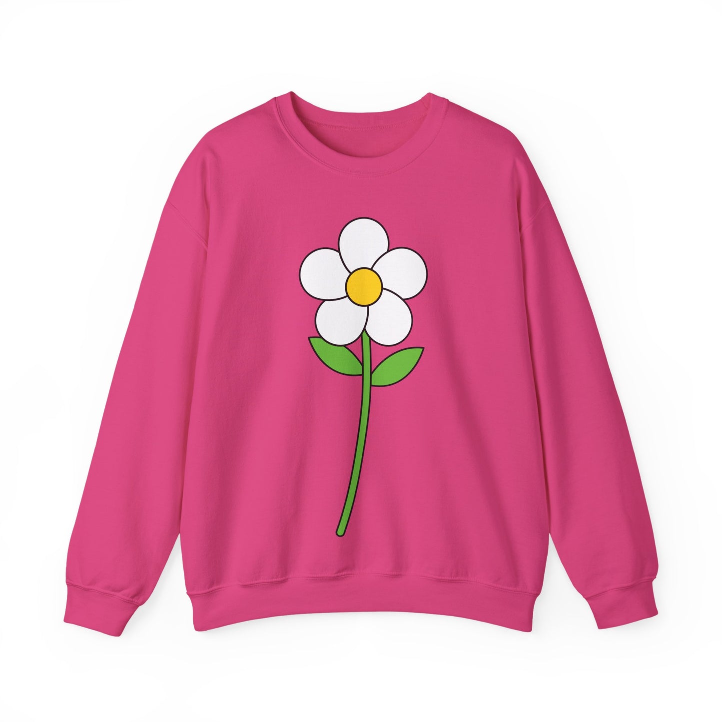 Cozy Floral Design Unisex Crewneck Sweatshirt