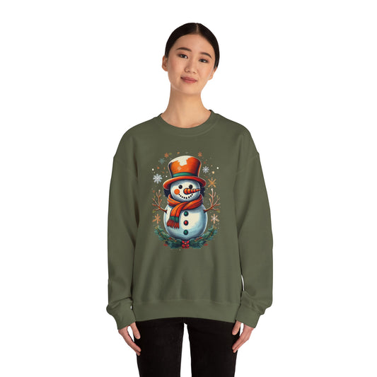 Cozy Snowman Unisex Sweatshirt
