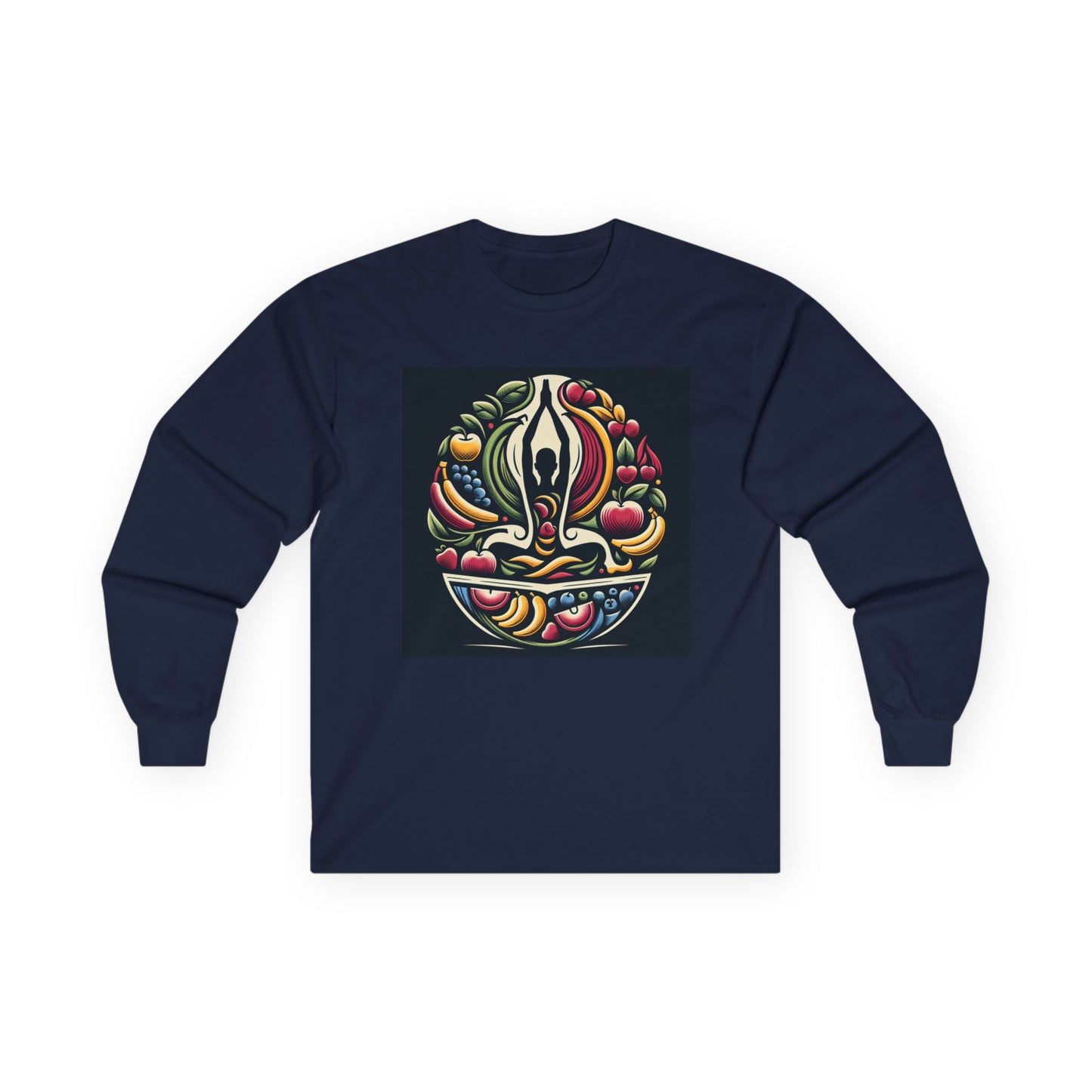 Meditative fruit Long Sleeve Unisex T-Shirt