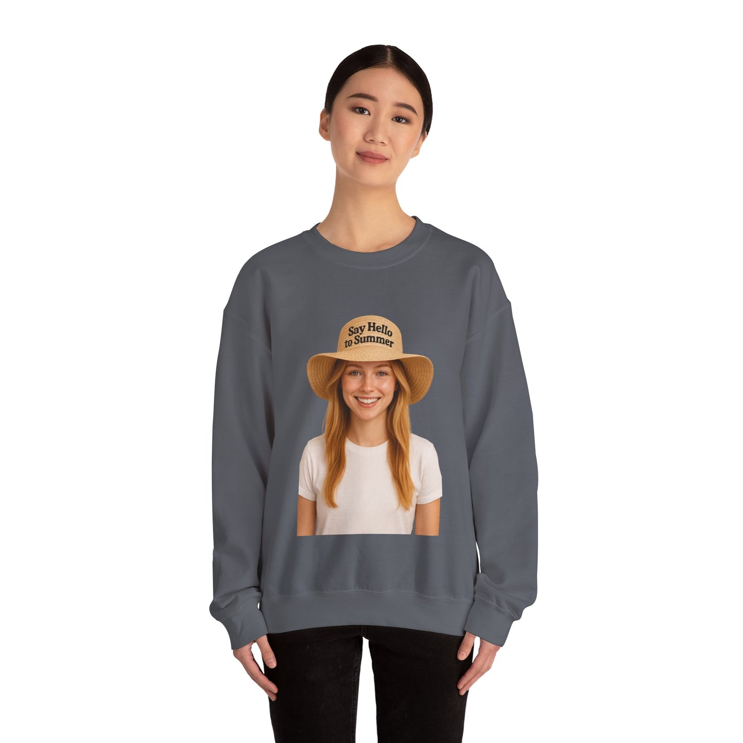 Say Hello to Summer Crewneck Sweatshirt