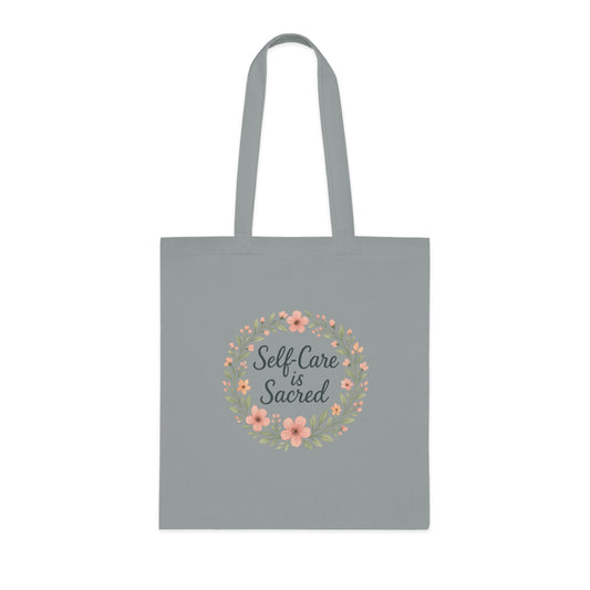 Self-Care is Sacred Cotton Tote Bag