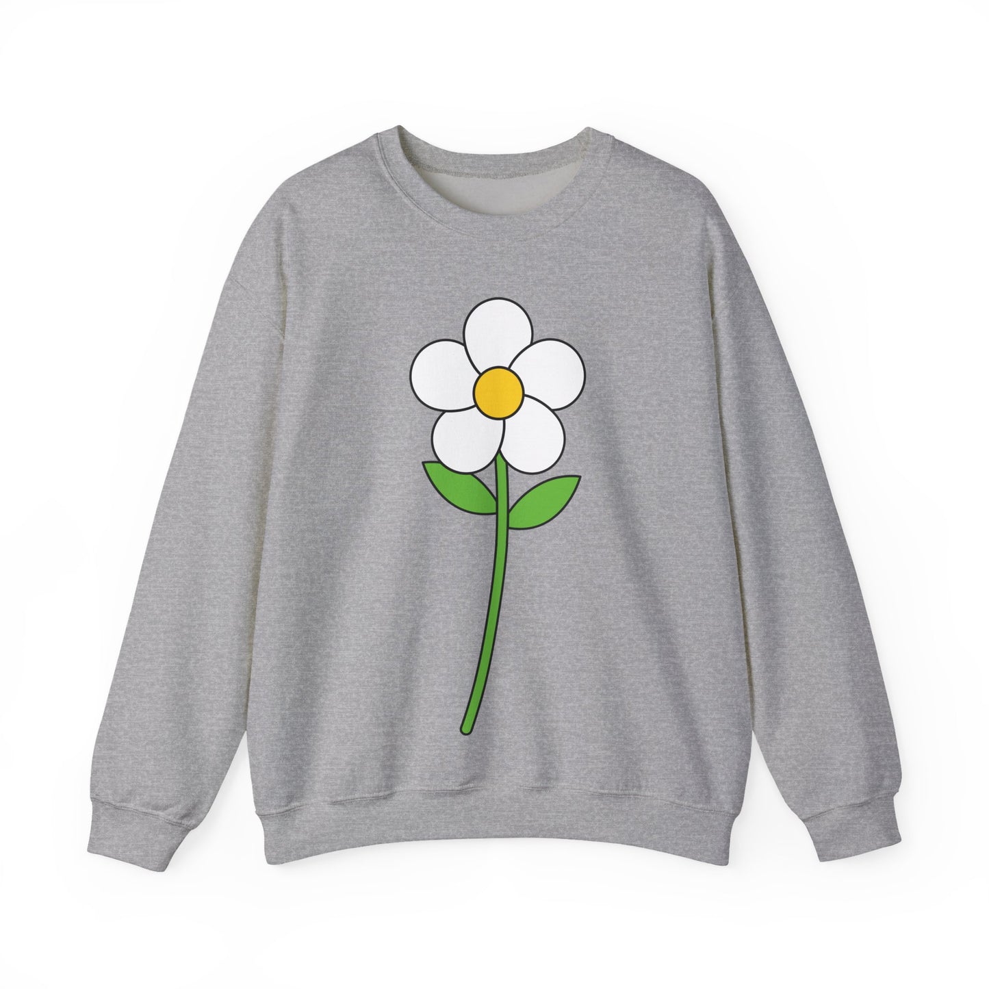 Cozy Floral Design Unisex Crewneck Sweatshirt