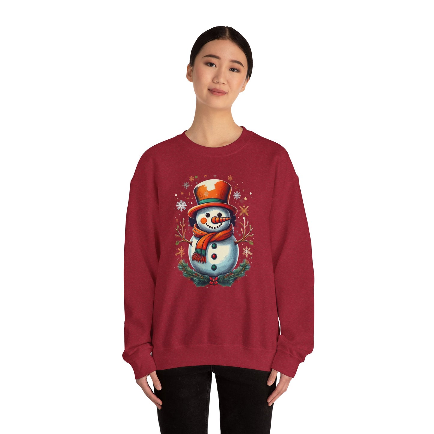 Cozy Snowman Unisex Sweatshirt