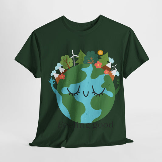 Eco Friendly Cartoon Unisex Heavy Cotton T-Shirt