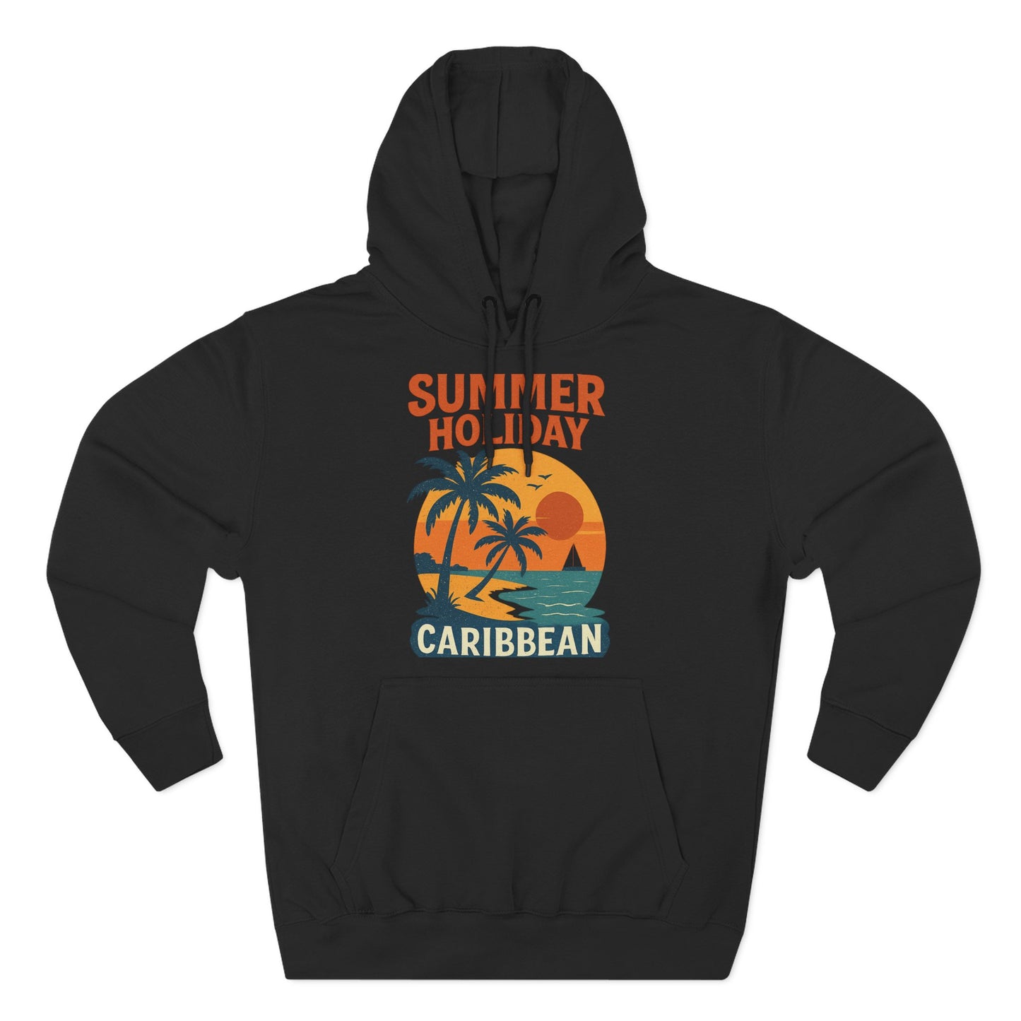 Caribbean Summer Fleece Hoodie