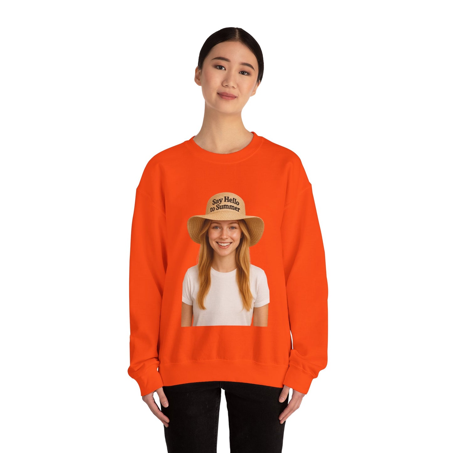 Say Hello to Summer Crewneck Sweatshirt