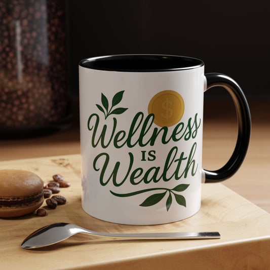 Wellness is Wealth Coffee Mug