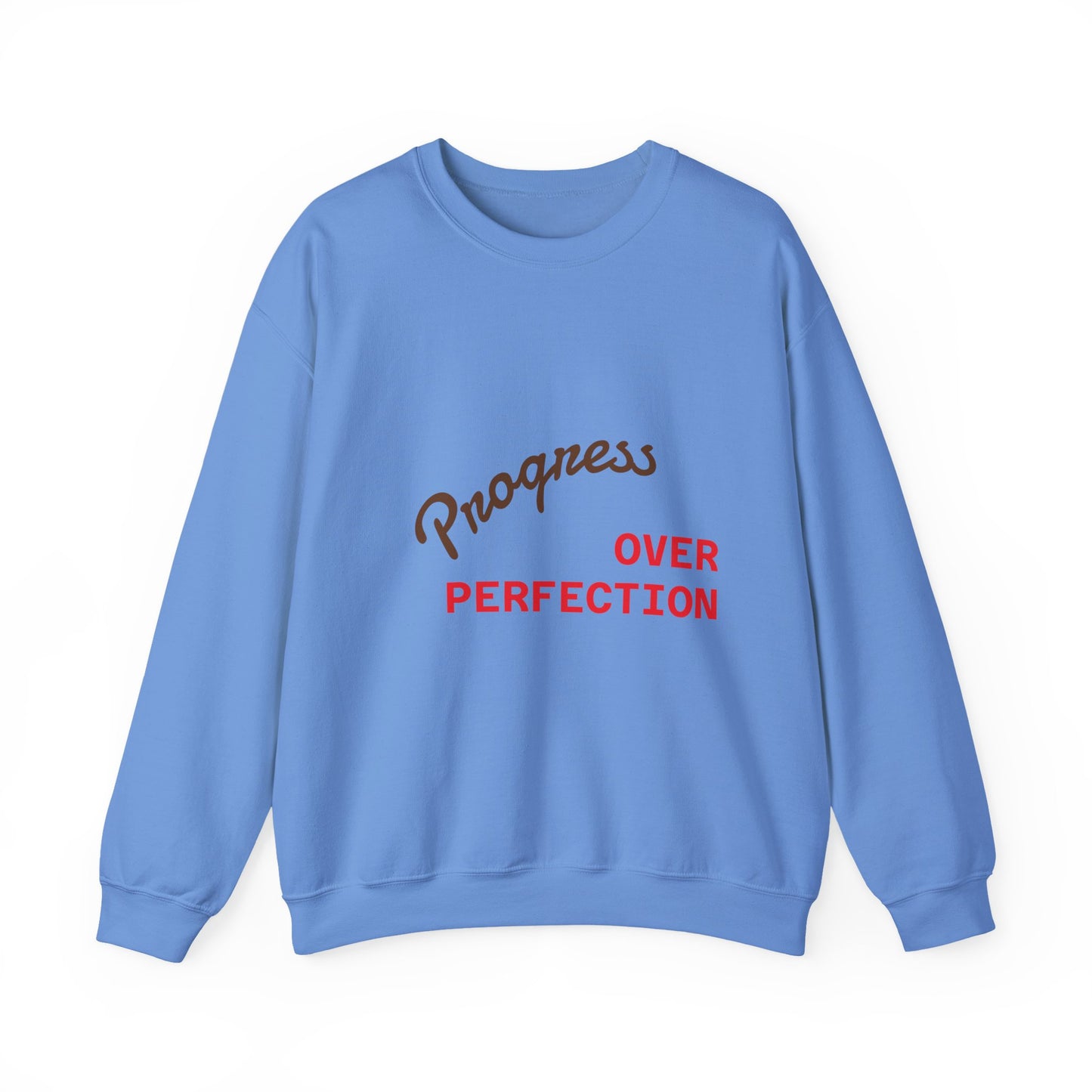Progress Over Perfection Unisex Crewneck Sweatshirt