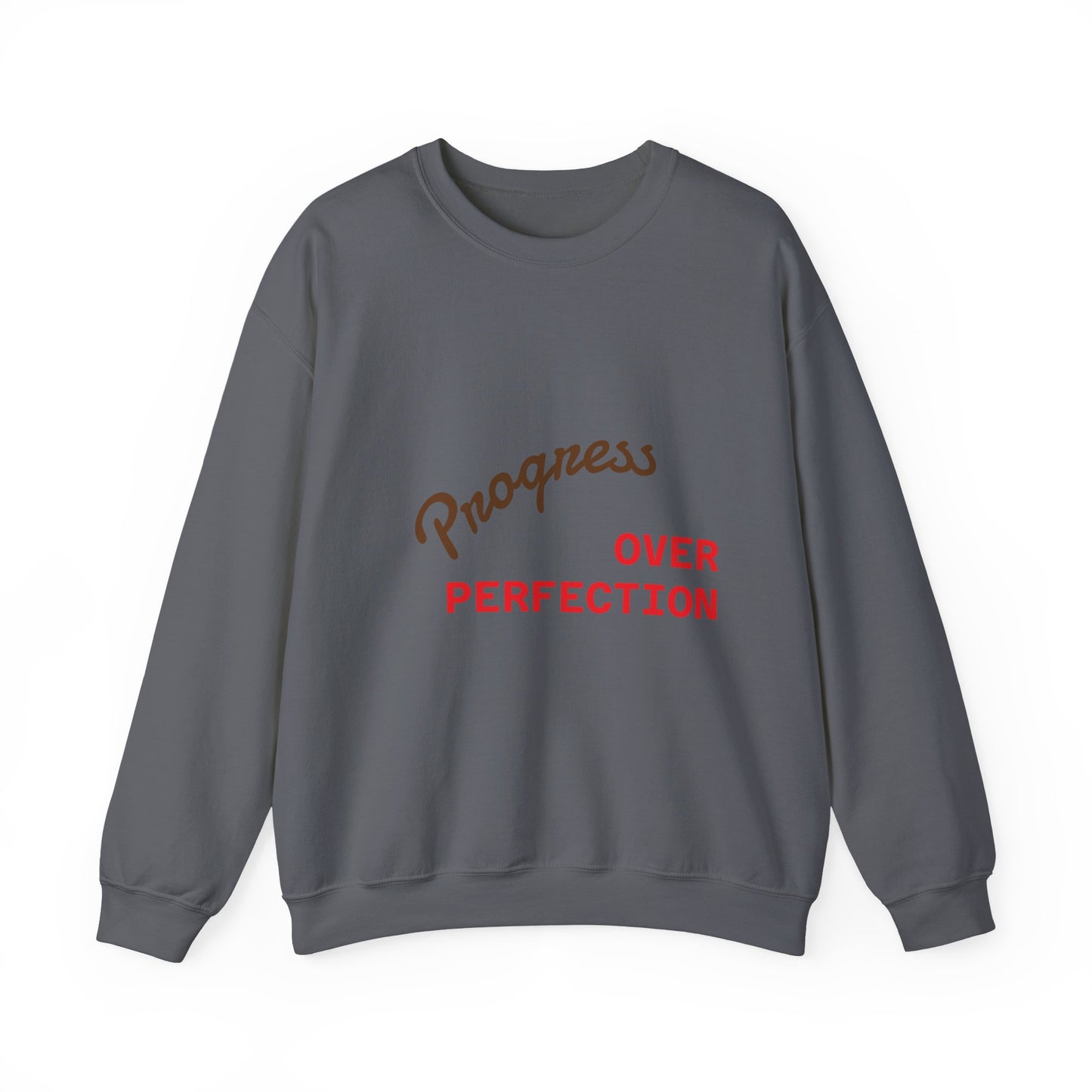 Progress Over Perfection Unisex Crewneck Sweatshirt