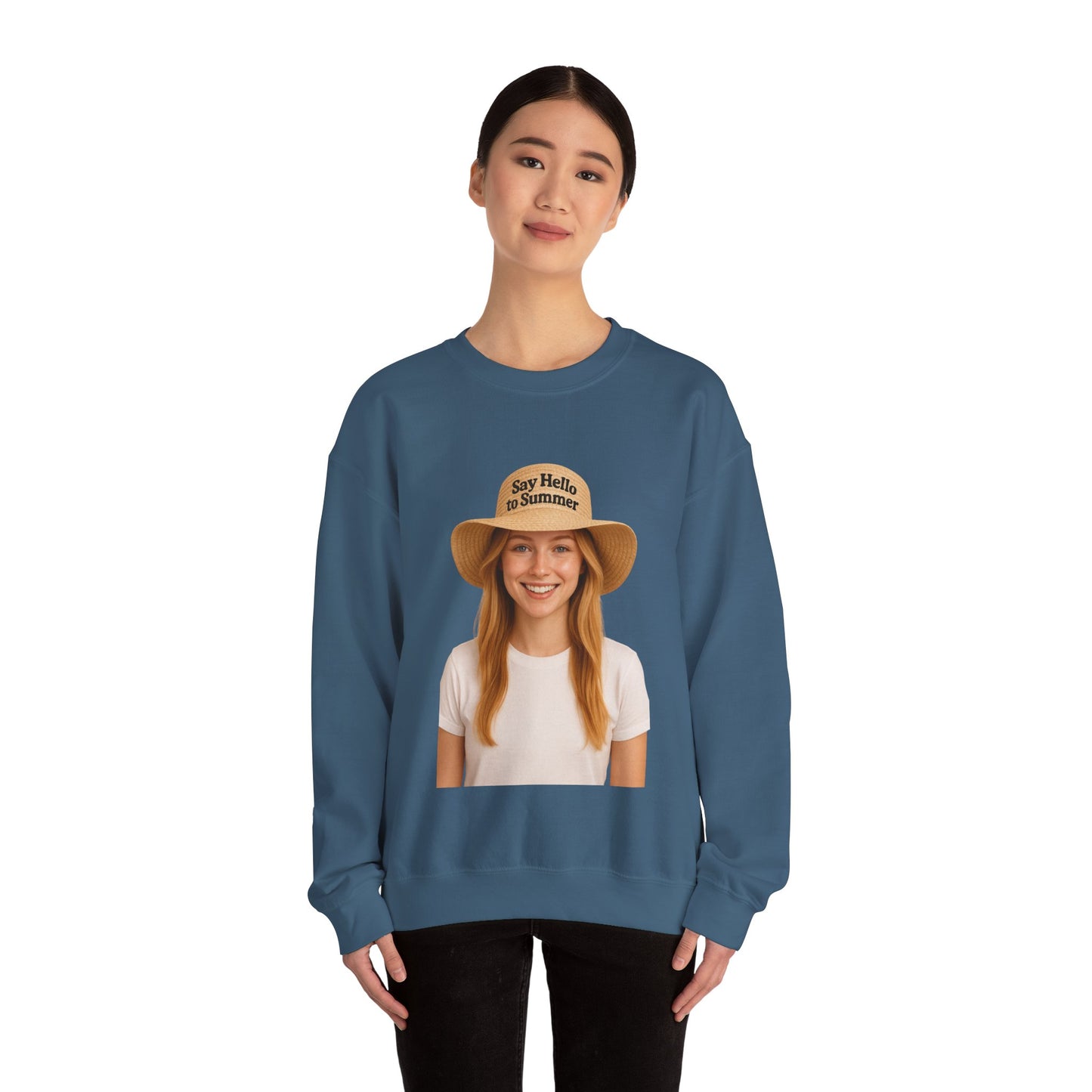 Say Hello to Summer Crewneck Sweatshirt