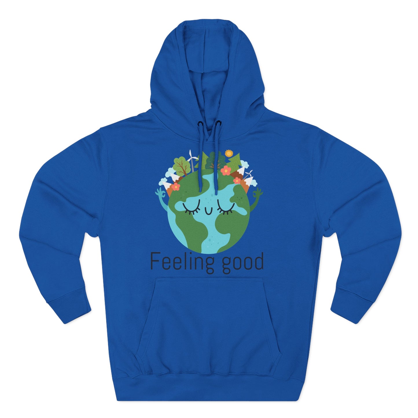 Eco-Friendly Cartoon Fleece Hoodie