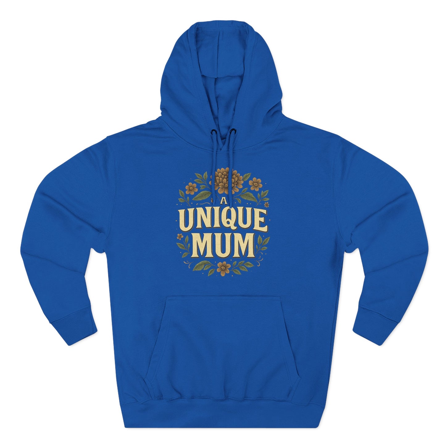Unique Mum Three-Panel Fleece Hoodie
