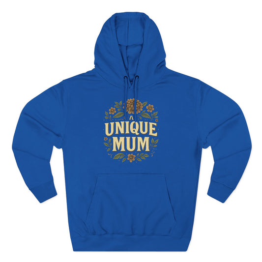 Unique Mum Three-Panel Fleece Hoodie