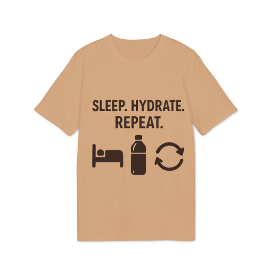 Sleep Hydrate Repeat T-Shirt, Unisex
