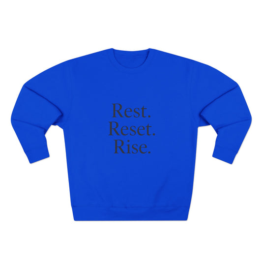 Rest Reset Rise Unisex Crewneck Sweatshirt