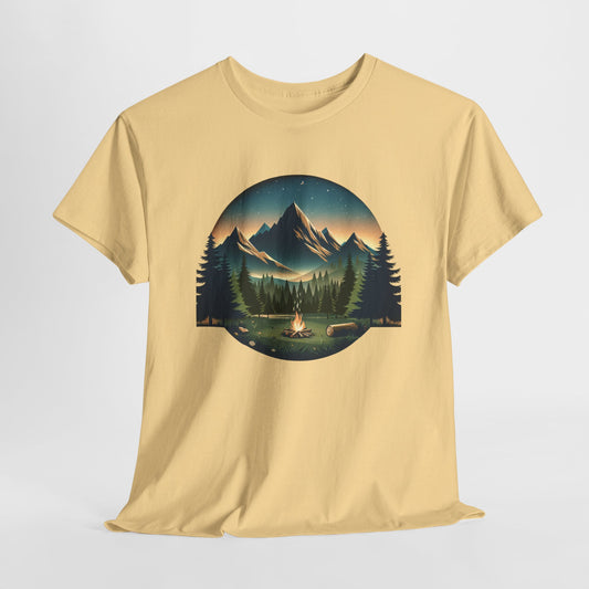 Mountain Scenic Unisex Heavy Cotton T-Shirt