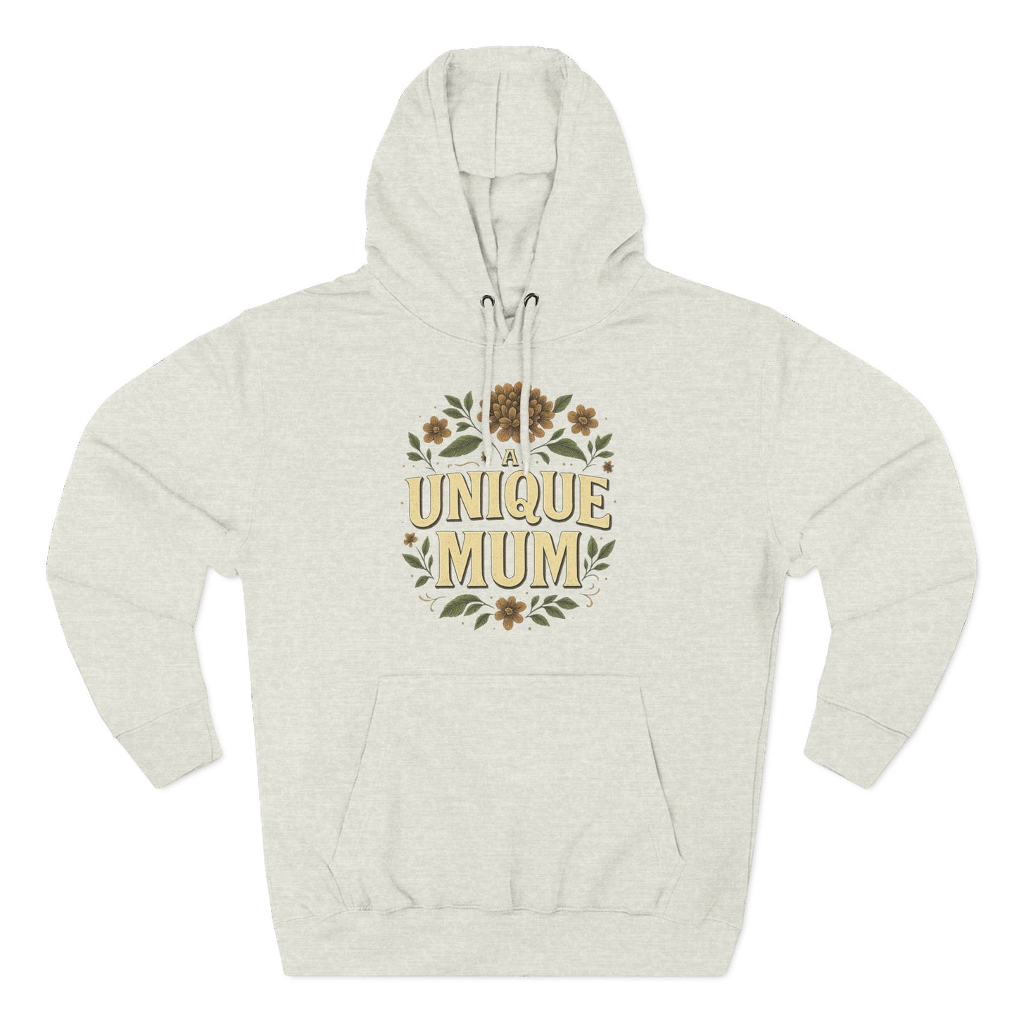 Unique Mum Three-Panel Fleece Hoodie