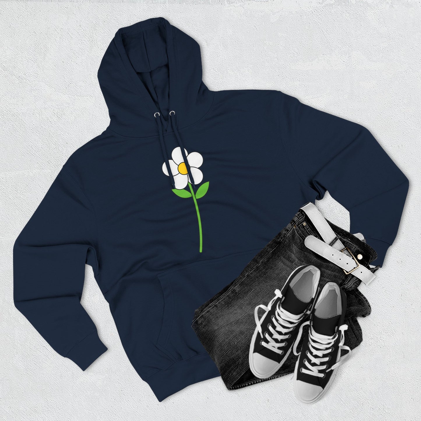 Cozy Floral Fleece Hoodie