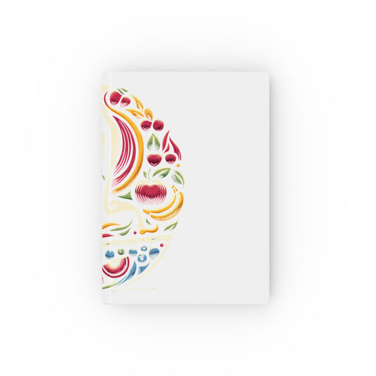Whimsical Garden Hard Backed Journal, Floral Writing Notebook