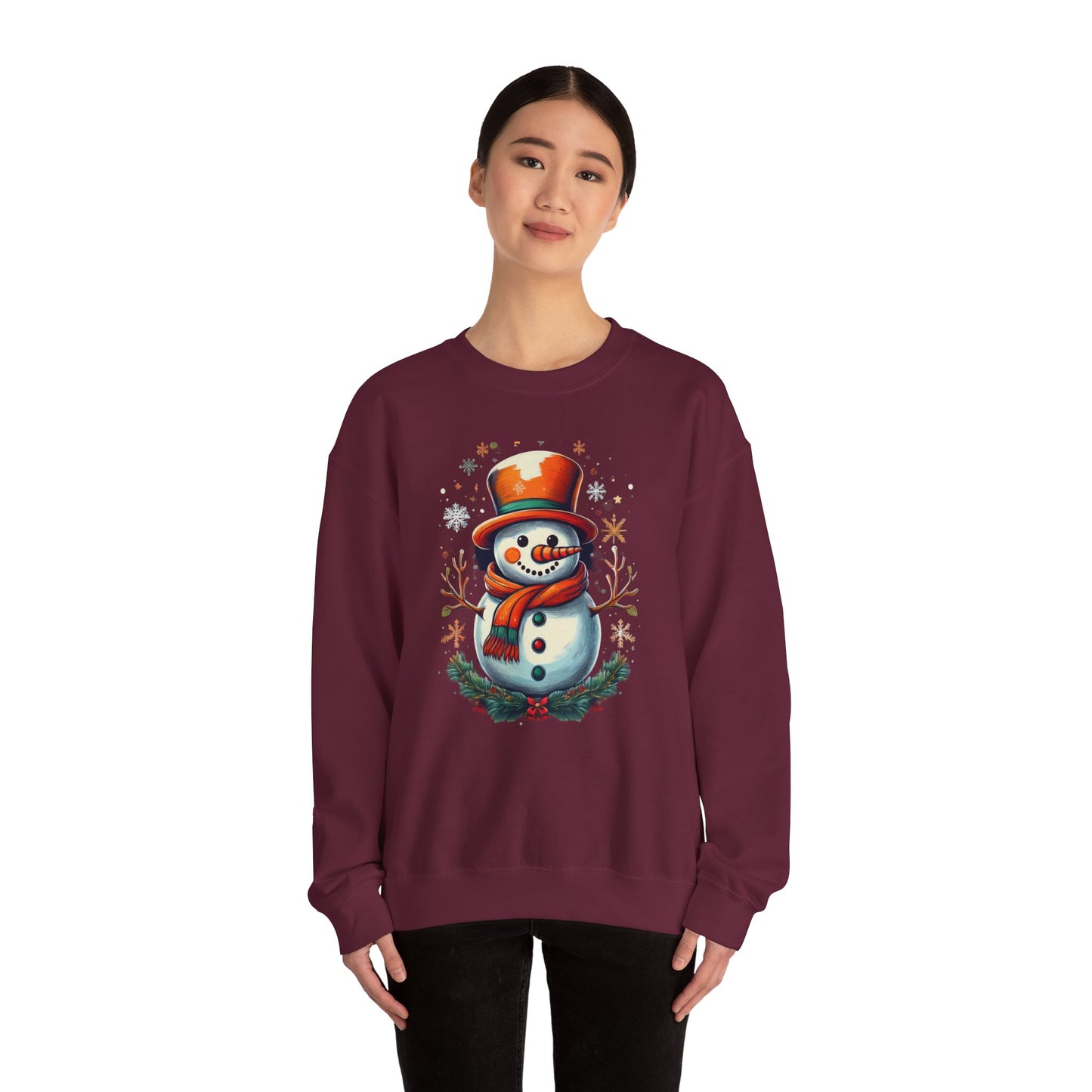Cozy Snowman Unisex Sweatshirt