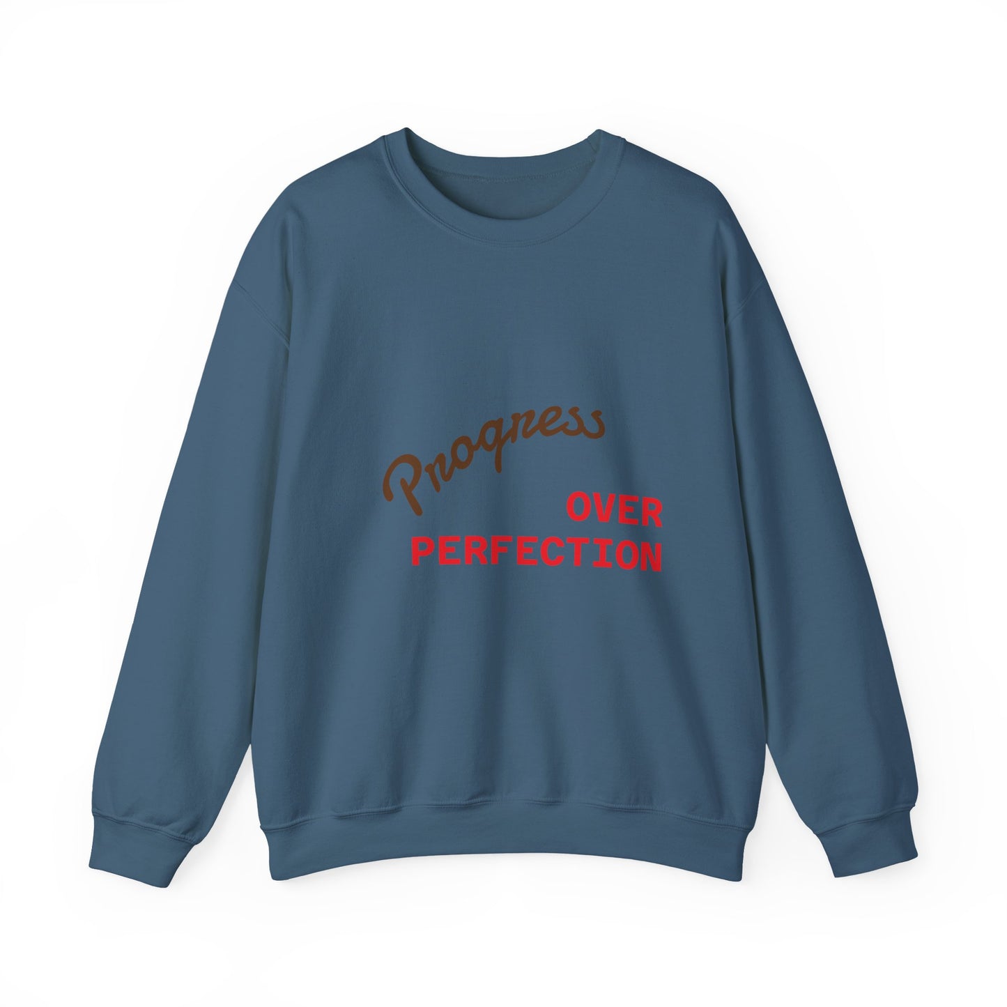Progress Over Perfection Unisex Crewneck Sweatshirt