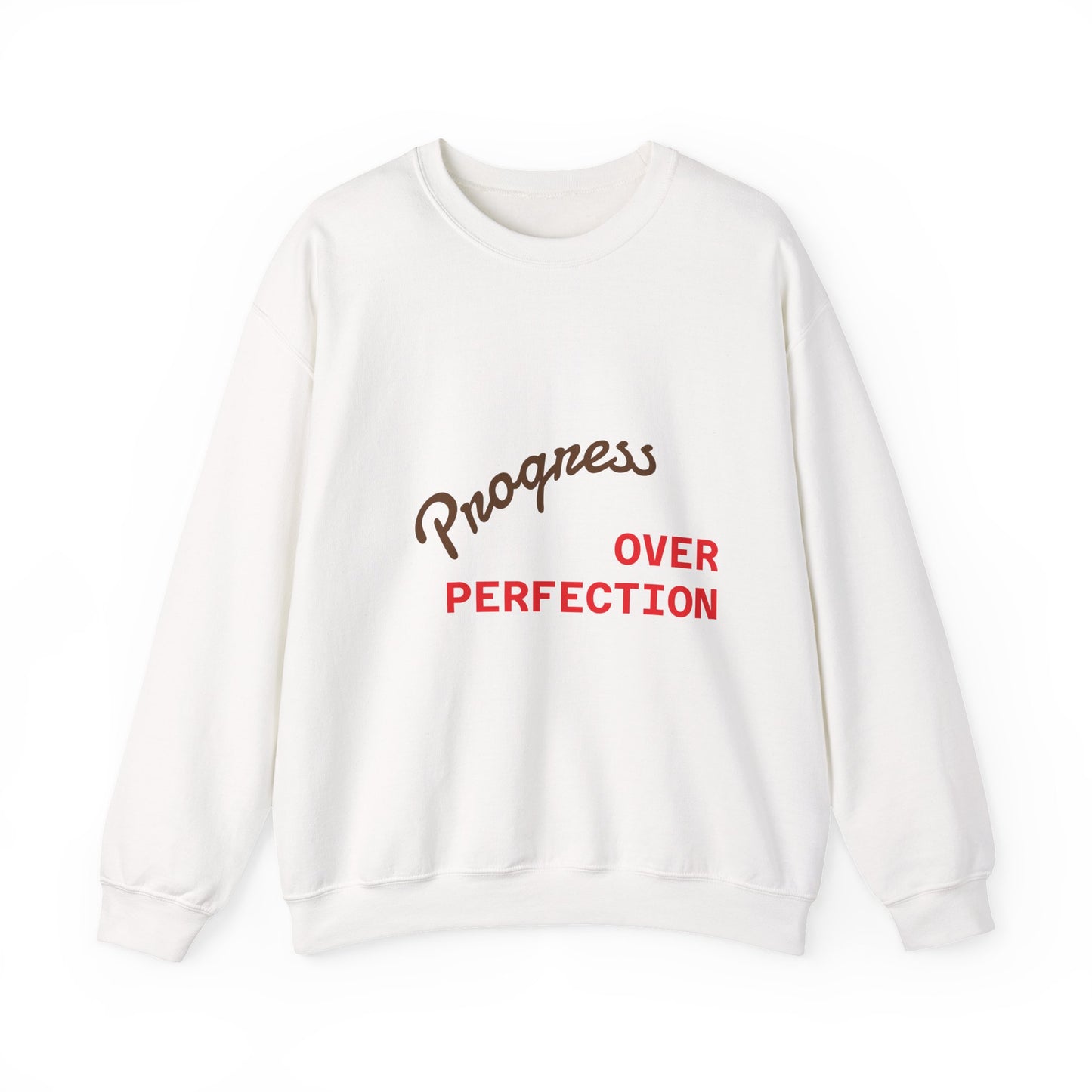 Progress Over Perfection Unisex Crewneck Sweatshirt