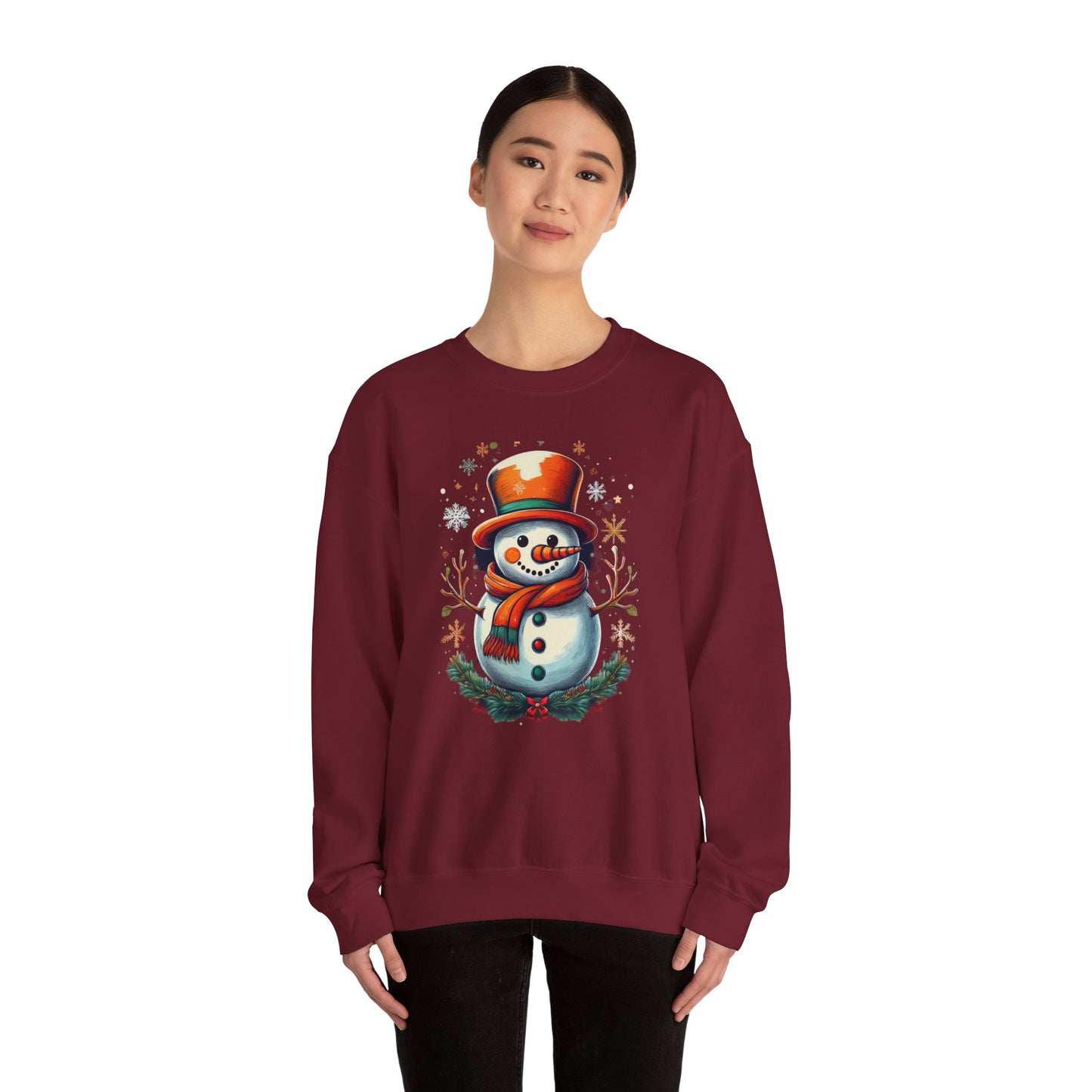 Cozy Snowman Unisex Sweatshirt
