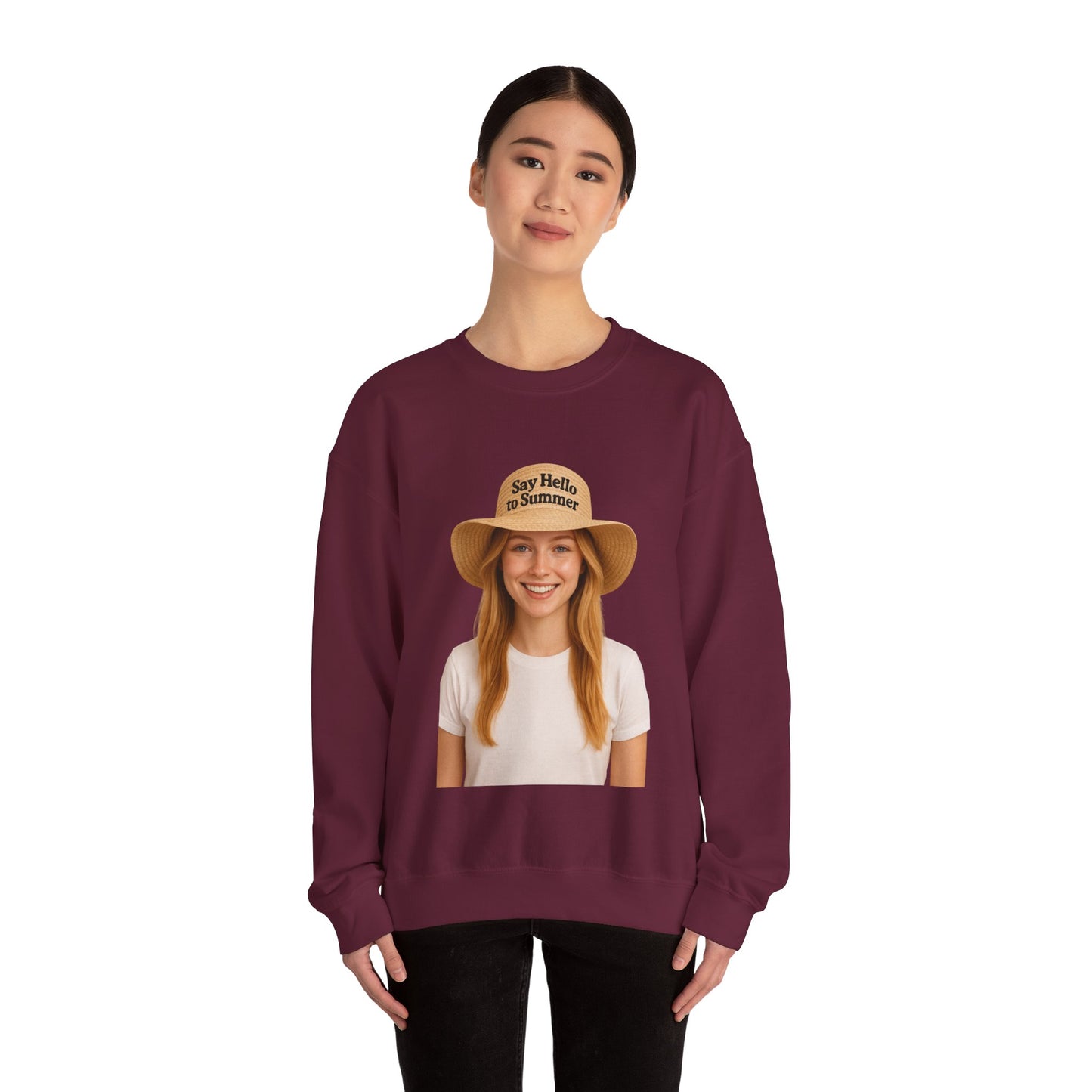 Say Hello to Summer Crewneck Sweatshirt